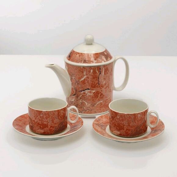 Villeroy & Boch Siena Porcelain Tea Set with cup and saucer vintage 1980's - Picture 1 of 13